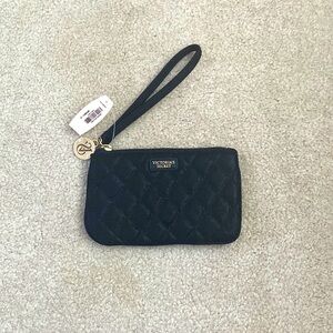 Victoria's Secret Black Wristlet Clutch